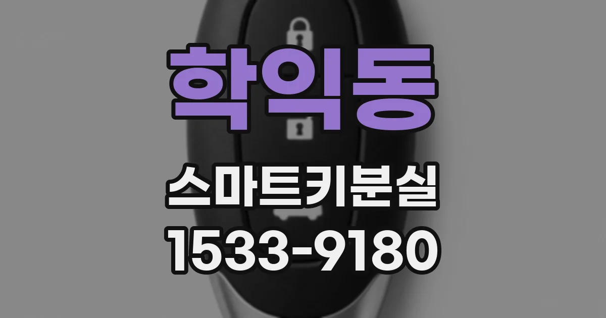 학익동 스마트키분실