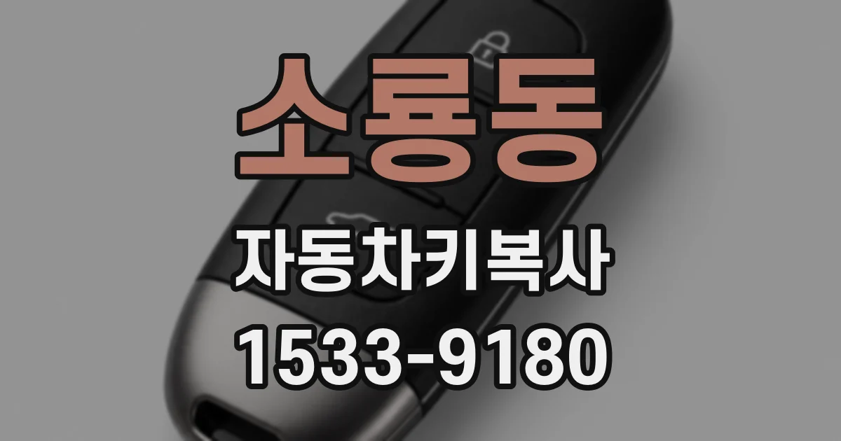 소룡동 자동차키복사