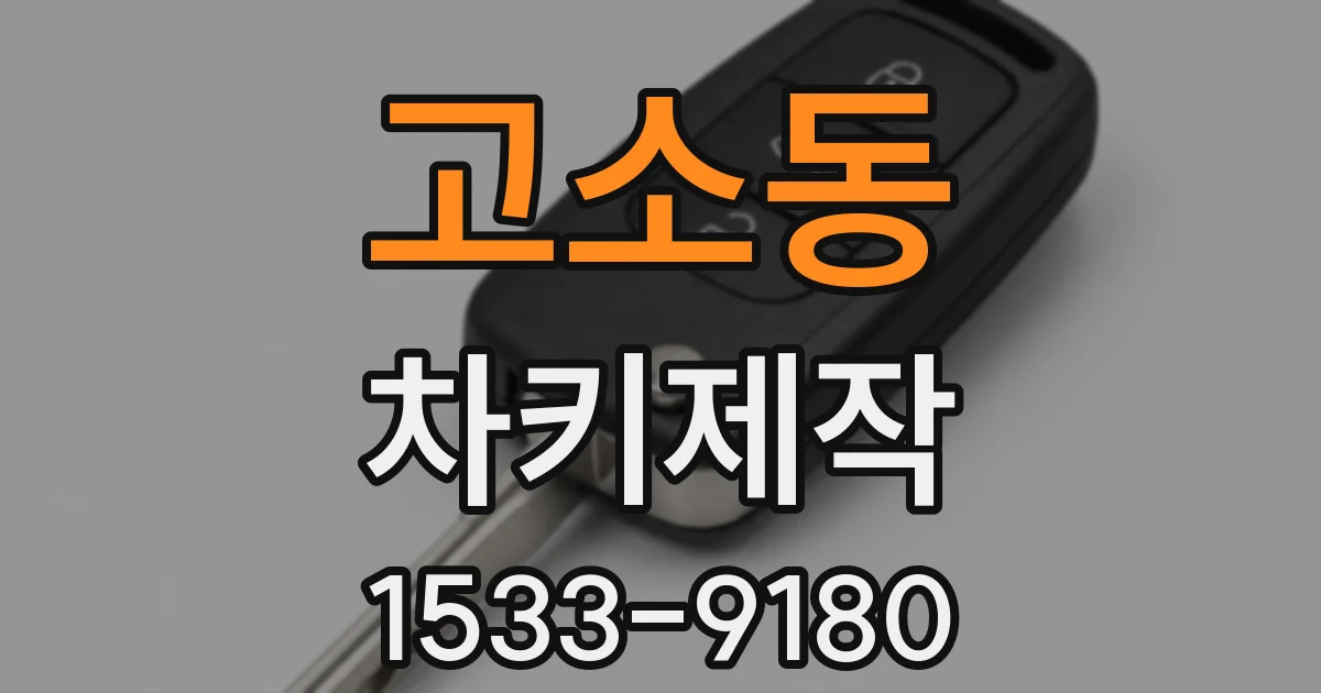 고소동 차키제작