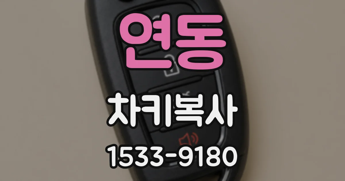 연동 차키복사