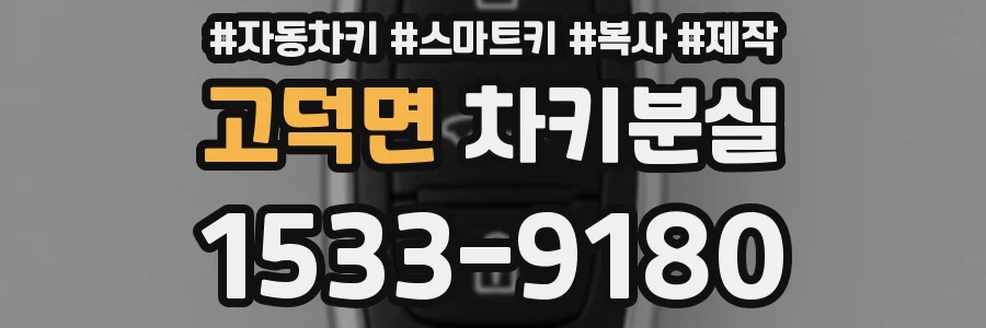 고덕면 차키분실