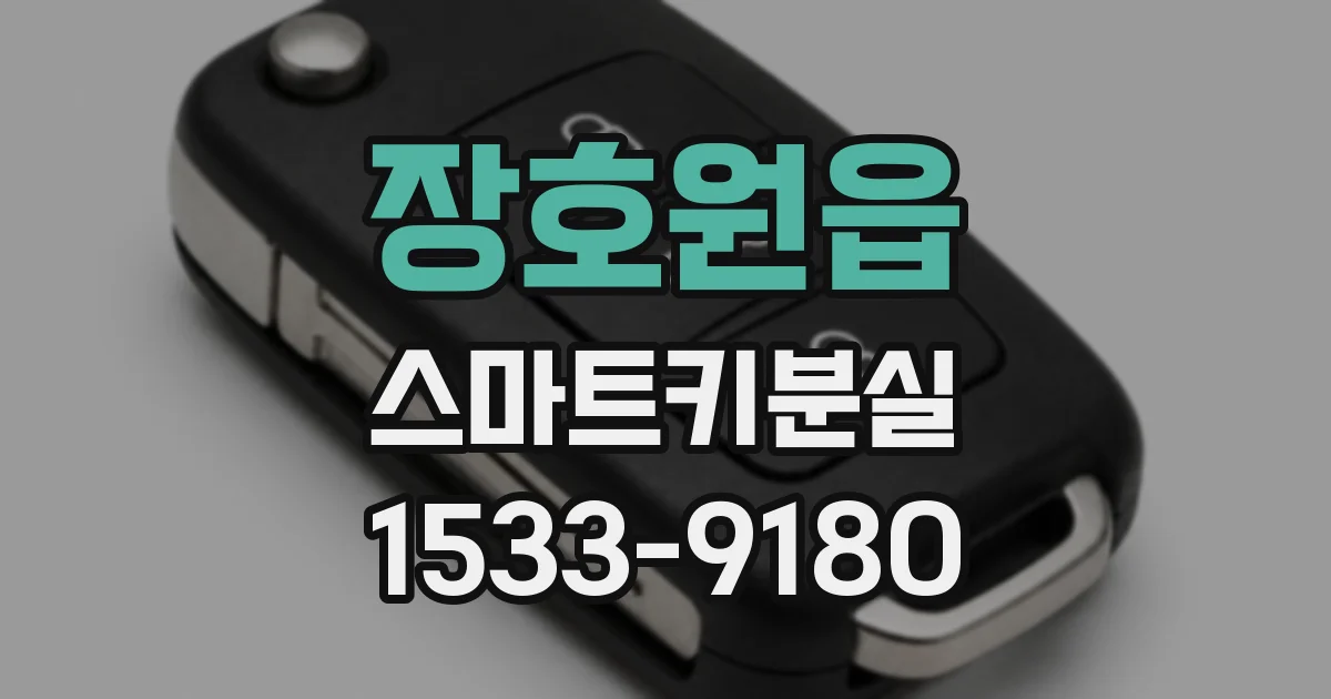장호원읍 스마트키분실