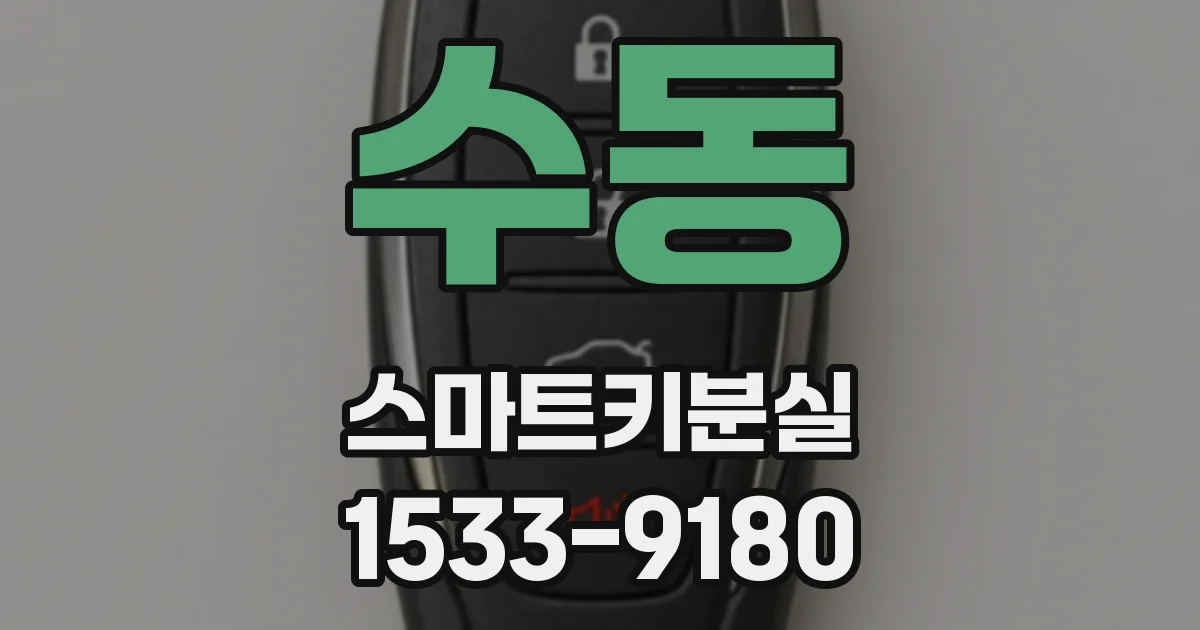 수동 스마트키분실