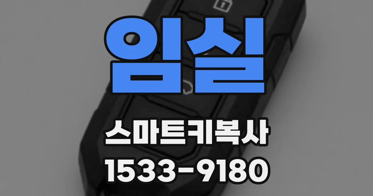 임실 스마트키복사