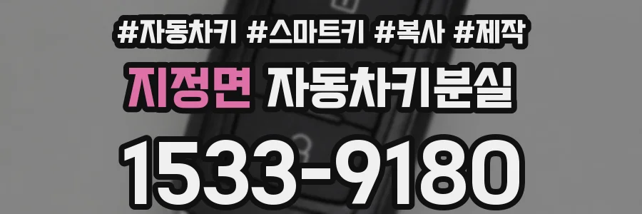 지정면 자동차키분실