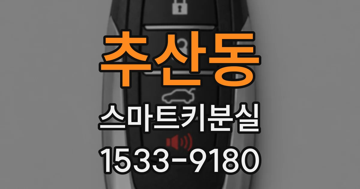추산동 스마트키분실