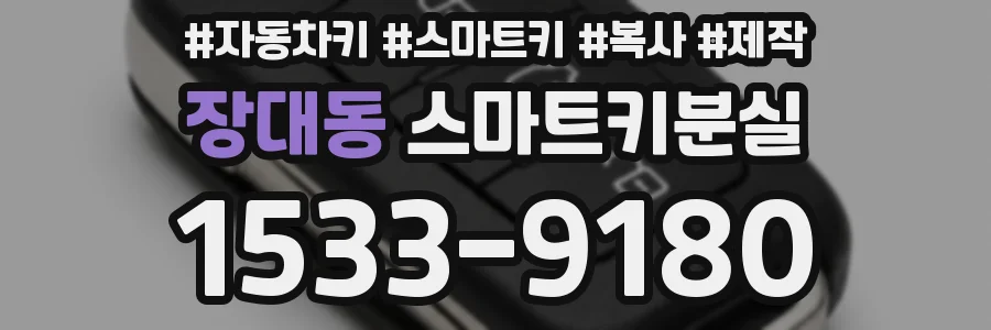 장대동 스마트키분실