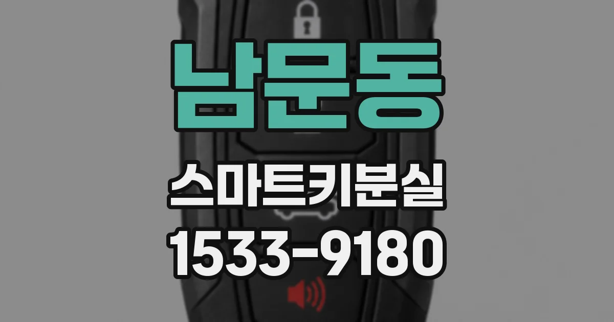 남문동 스마트키분실