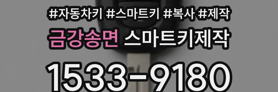 금강송면 스마트키제작