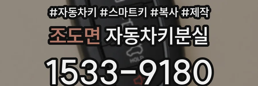 조도면 자동차키분실