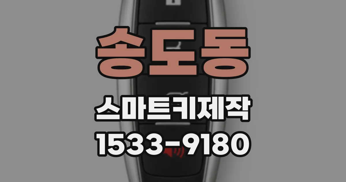송도동 스마트키제작