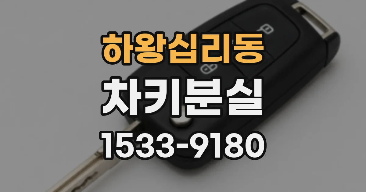 하왕십리동 차키분실