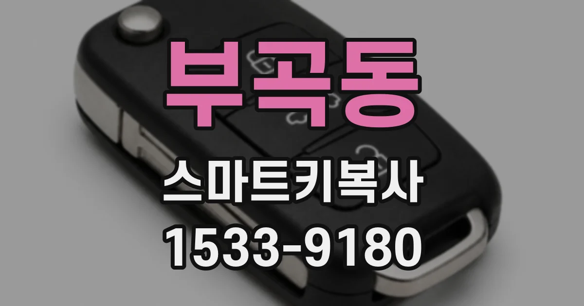 부곡동 스마트키복사