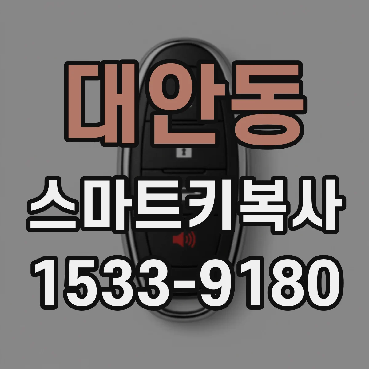 대안동 스마트키복사