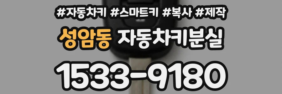 성암동 자동차키분실