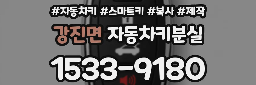 강진면 자동차키분실