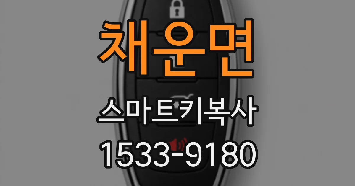 채운면 스마트키복사