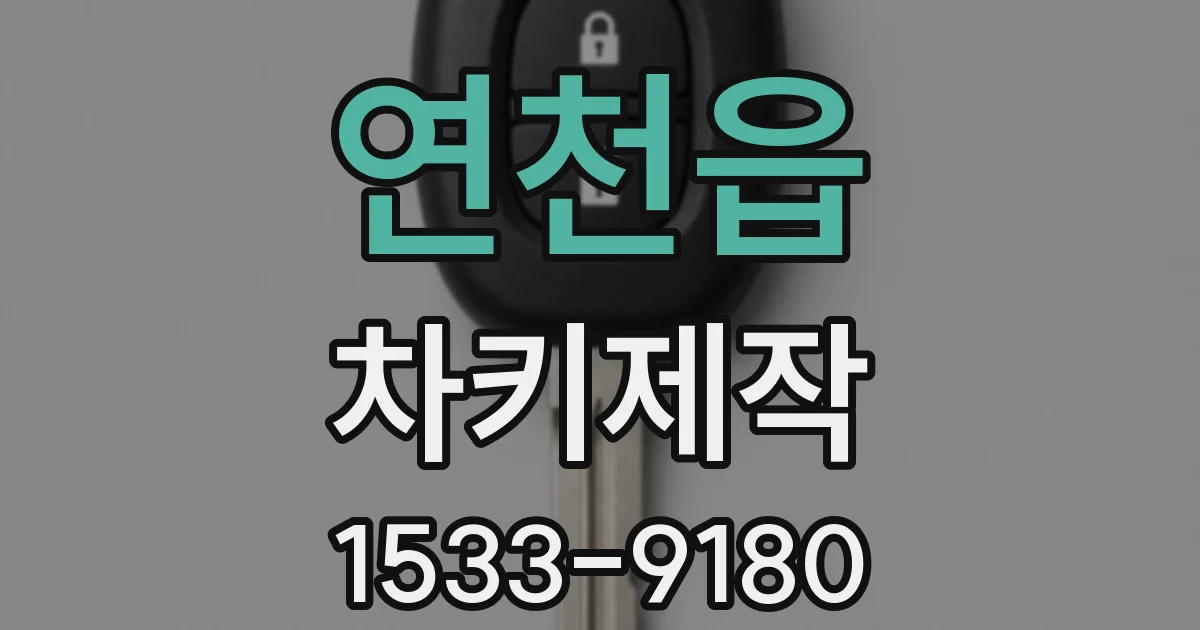 연천읍 차키제작