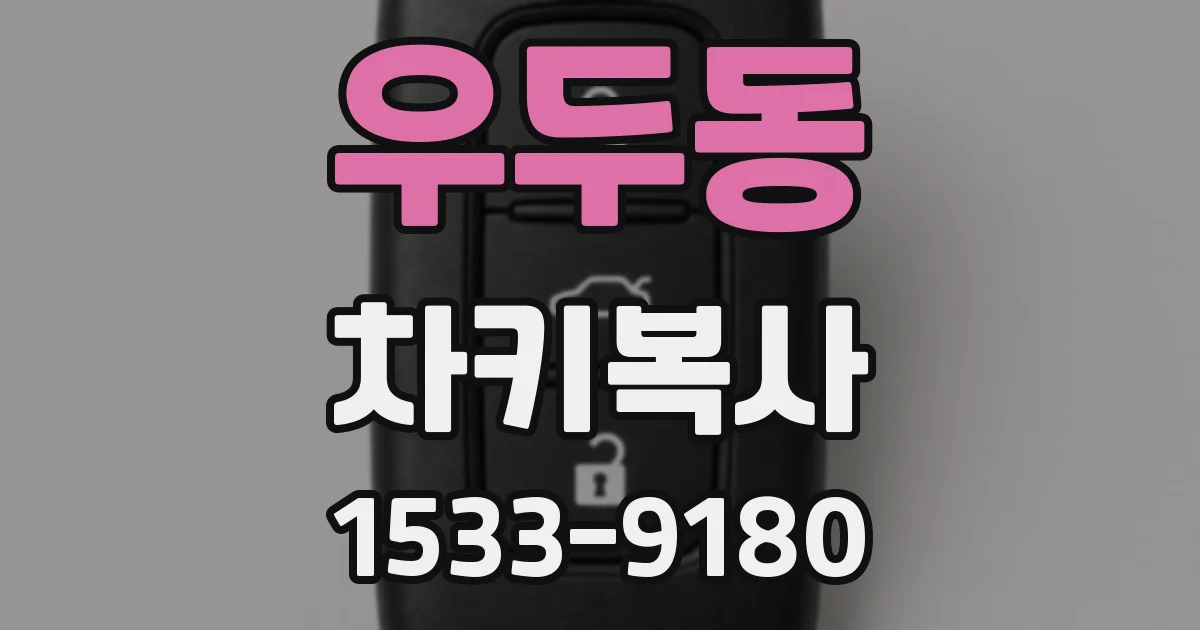 우두동 차키복사