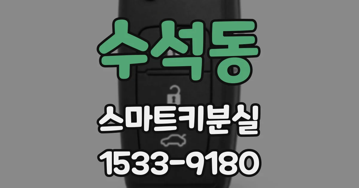 수석동 스마트키분실