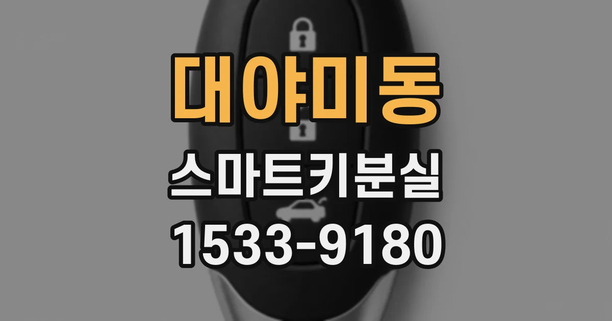 대야미동 스마트키분실