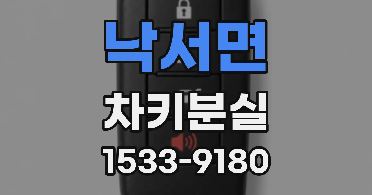 낙서면 차키분실