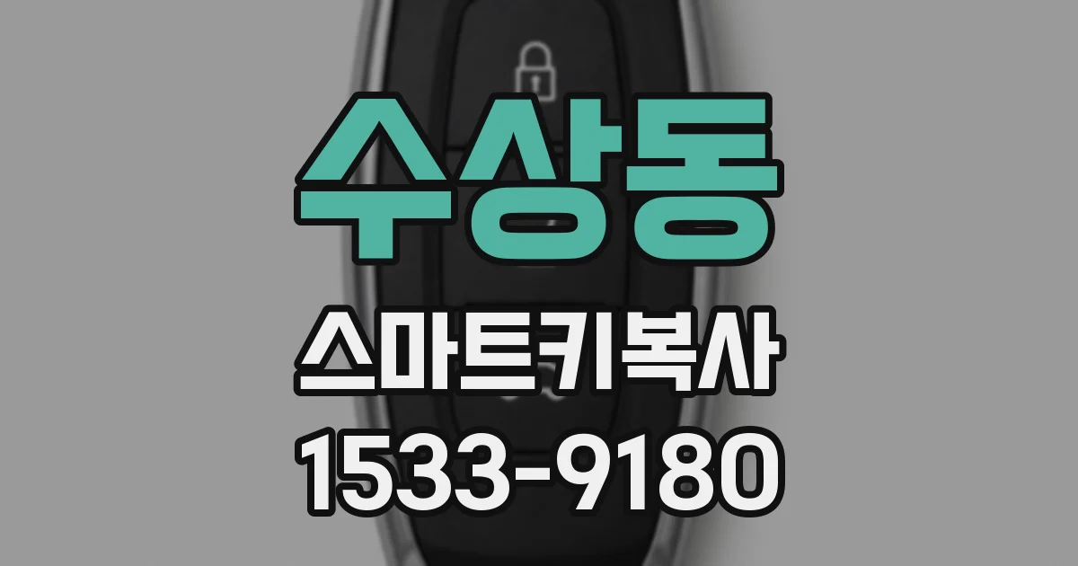 수상동 스마트키복사