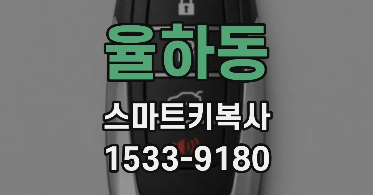 율하동 스마트키복사