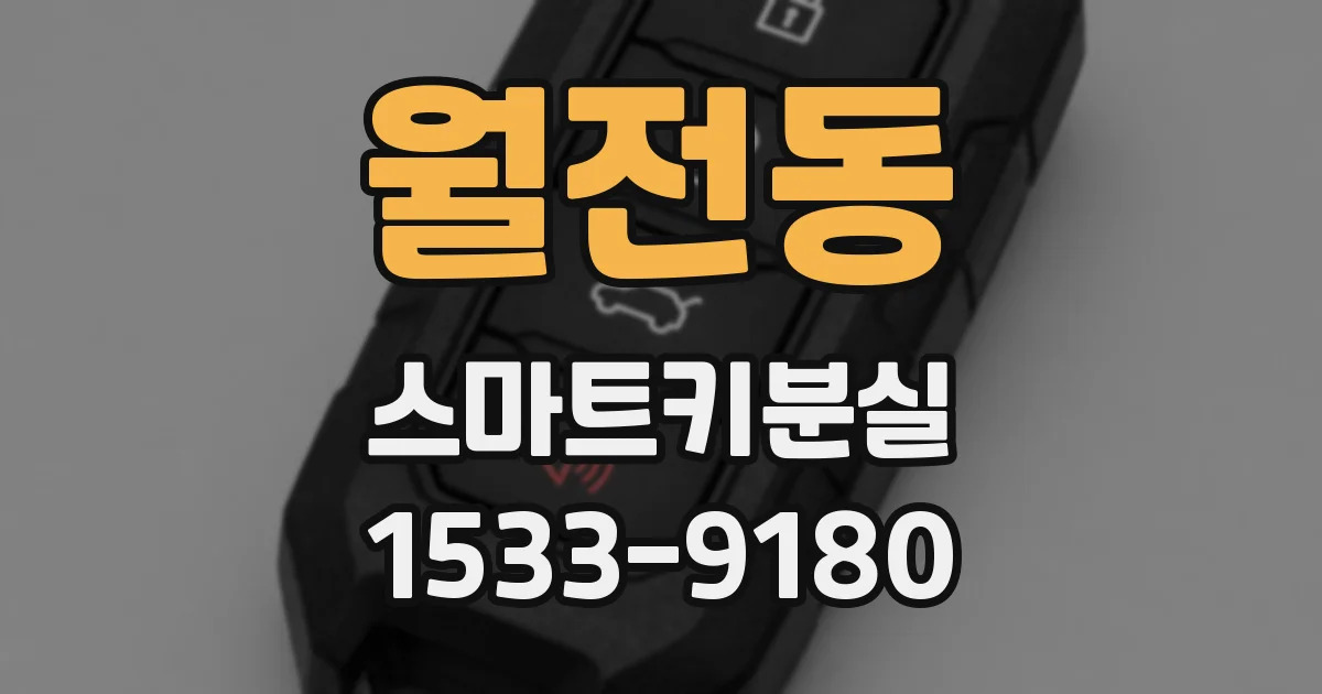월전동 스마트키분실