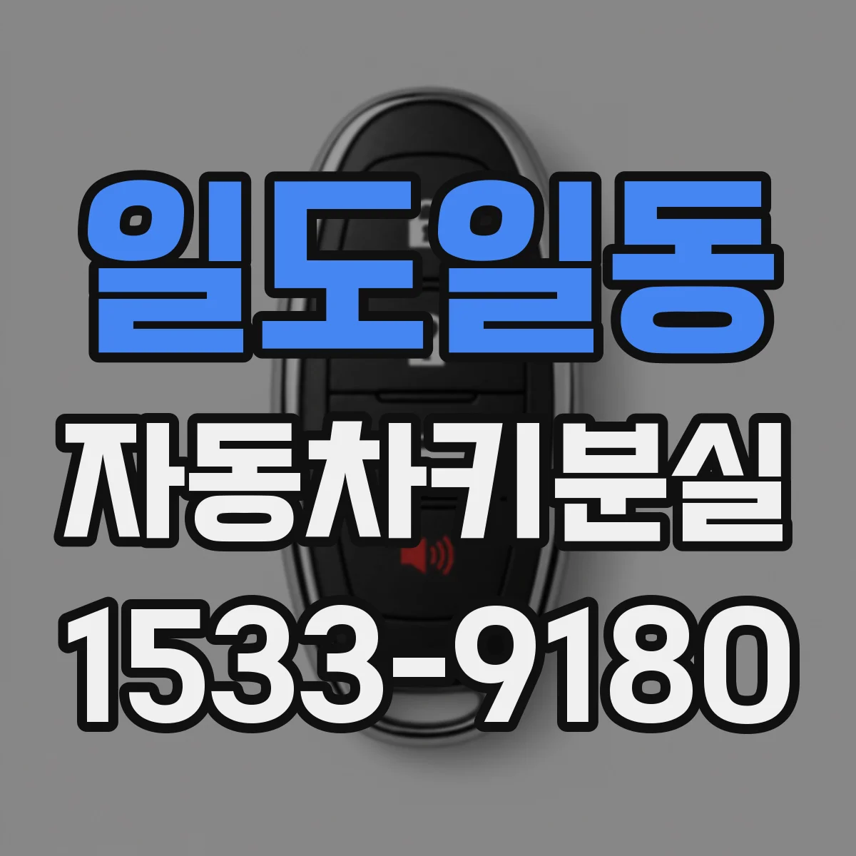 일도일동 자동차키분실