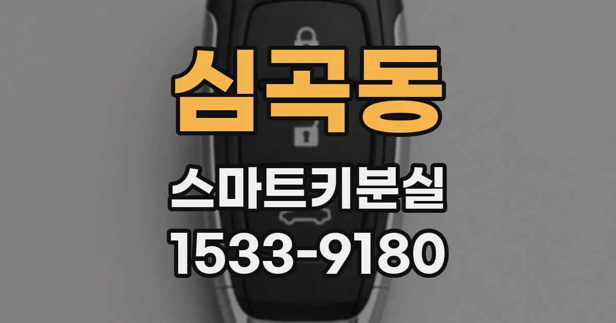 심곡동 스마트키분실