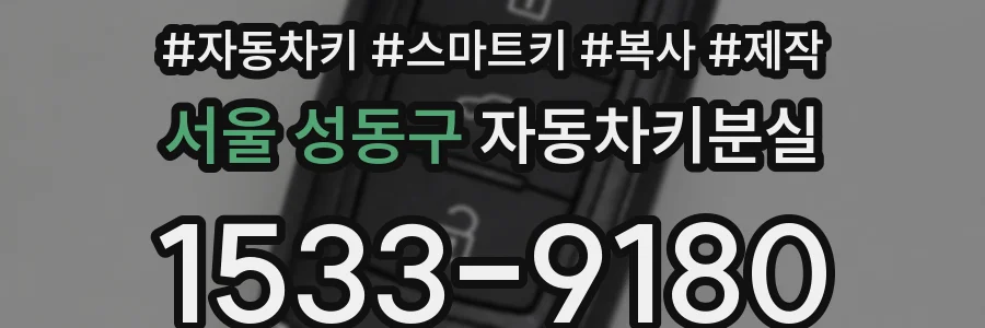 서울 성동구 자동차키분실