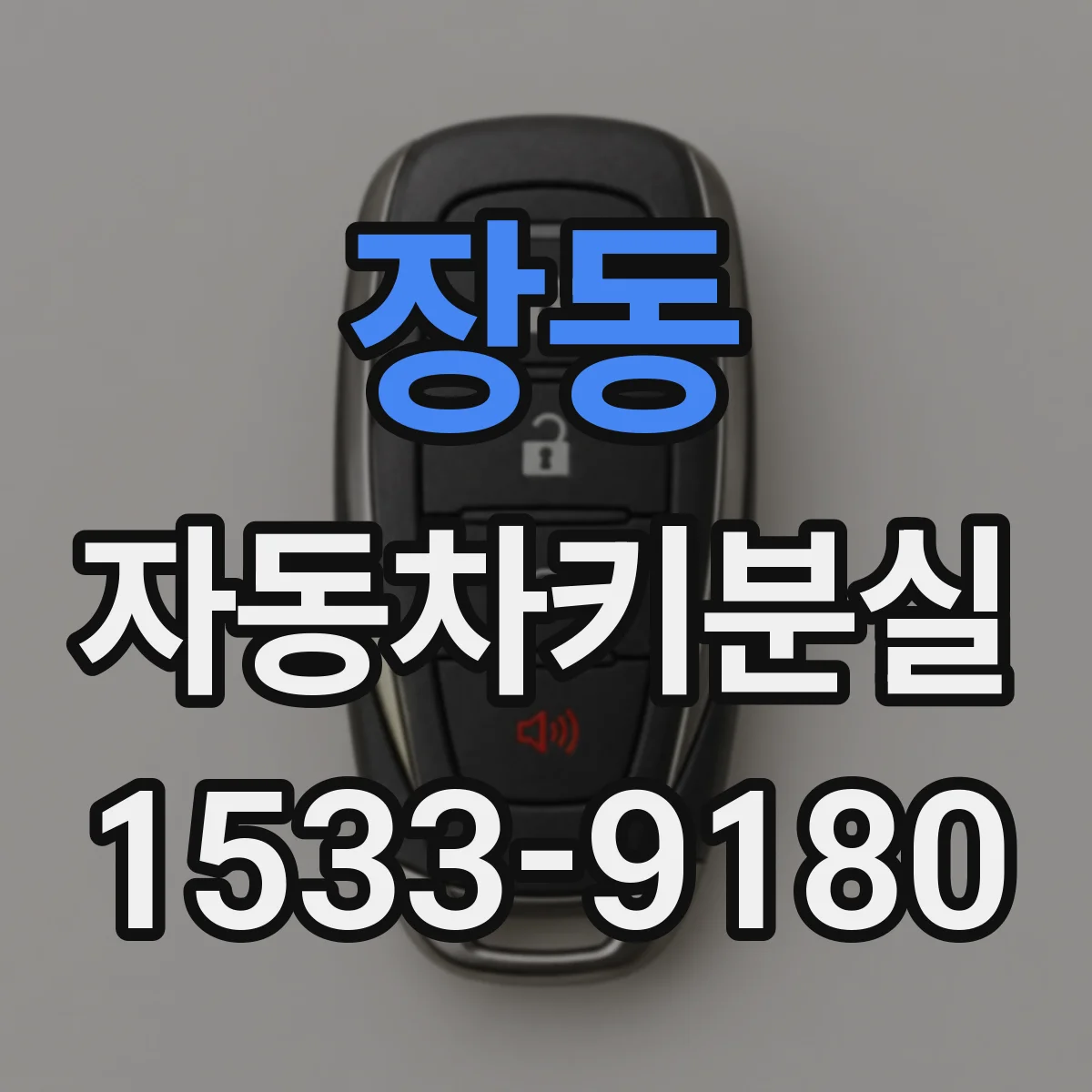 장동 자동차키분실