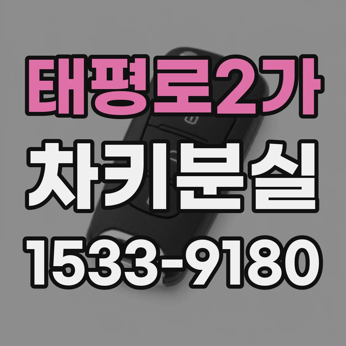 태평로2가 차키분실