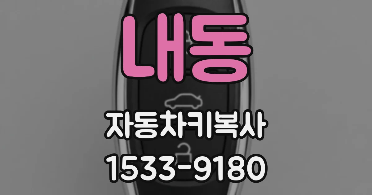 내동 자동차키복사