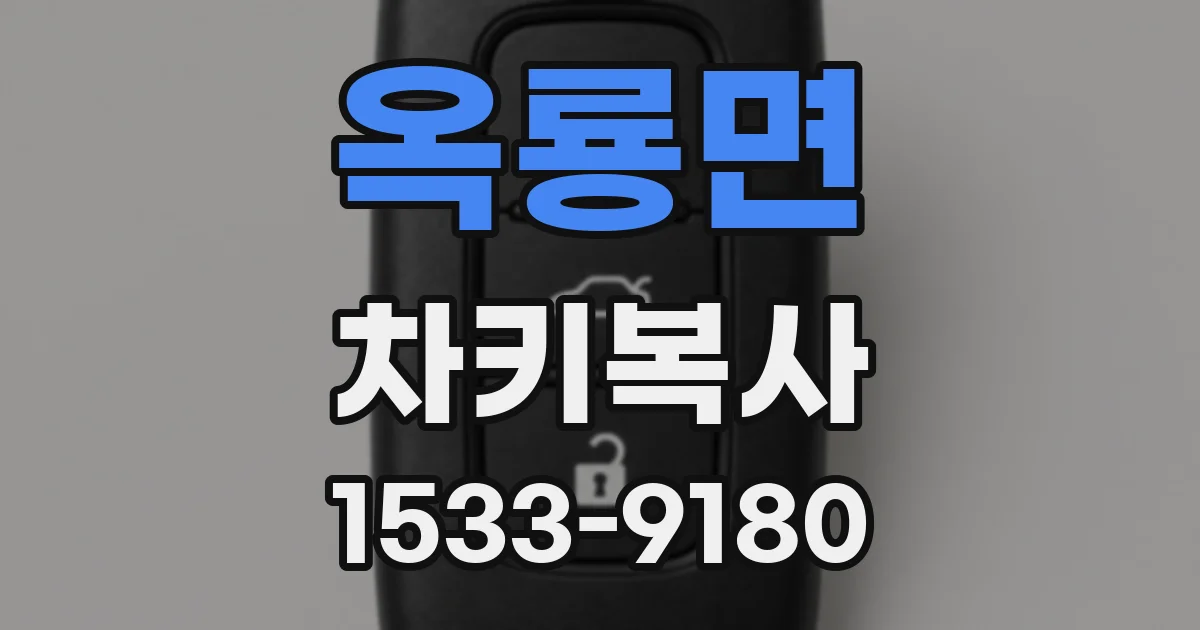 옥룡면 차키복사