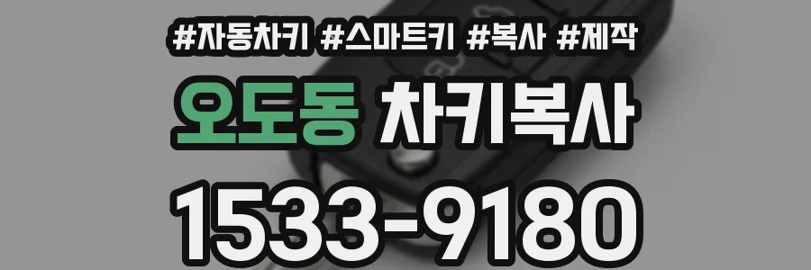 오도동 차키복사