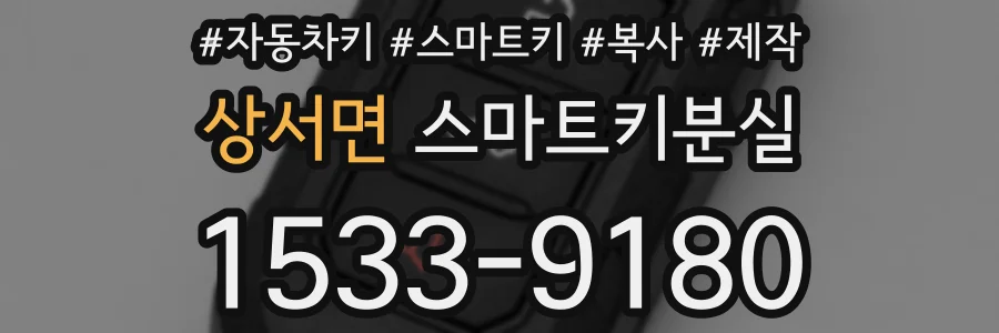 상서면 스마트키분실