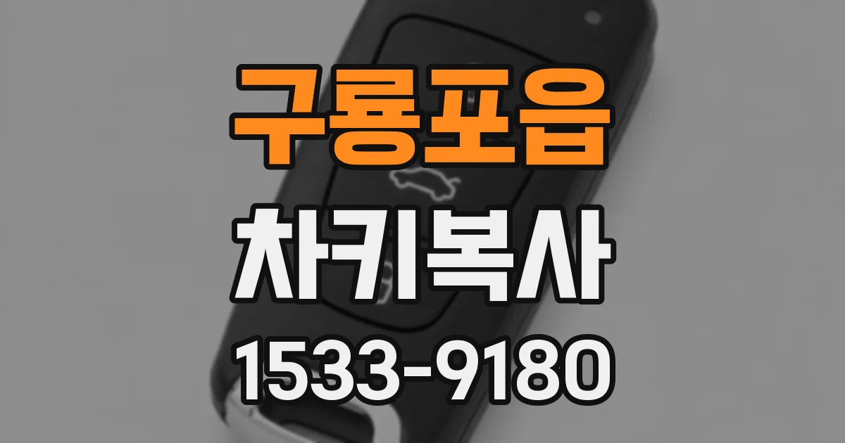 구룡포읍 차키복사
