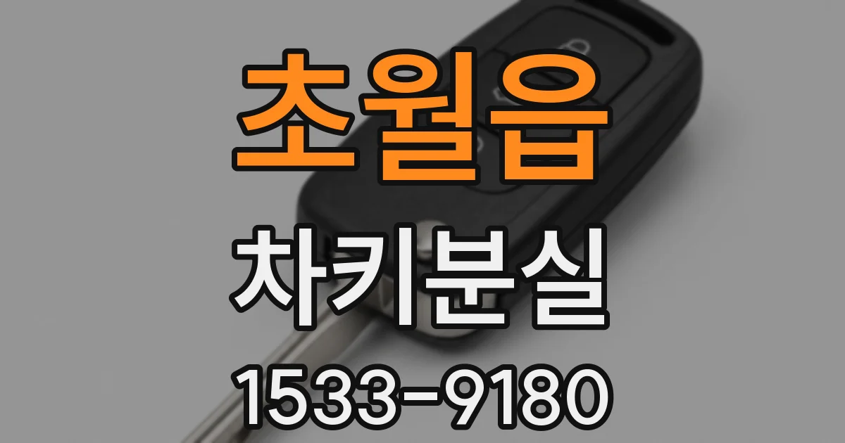 초월읍 차키분실