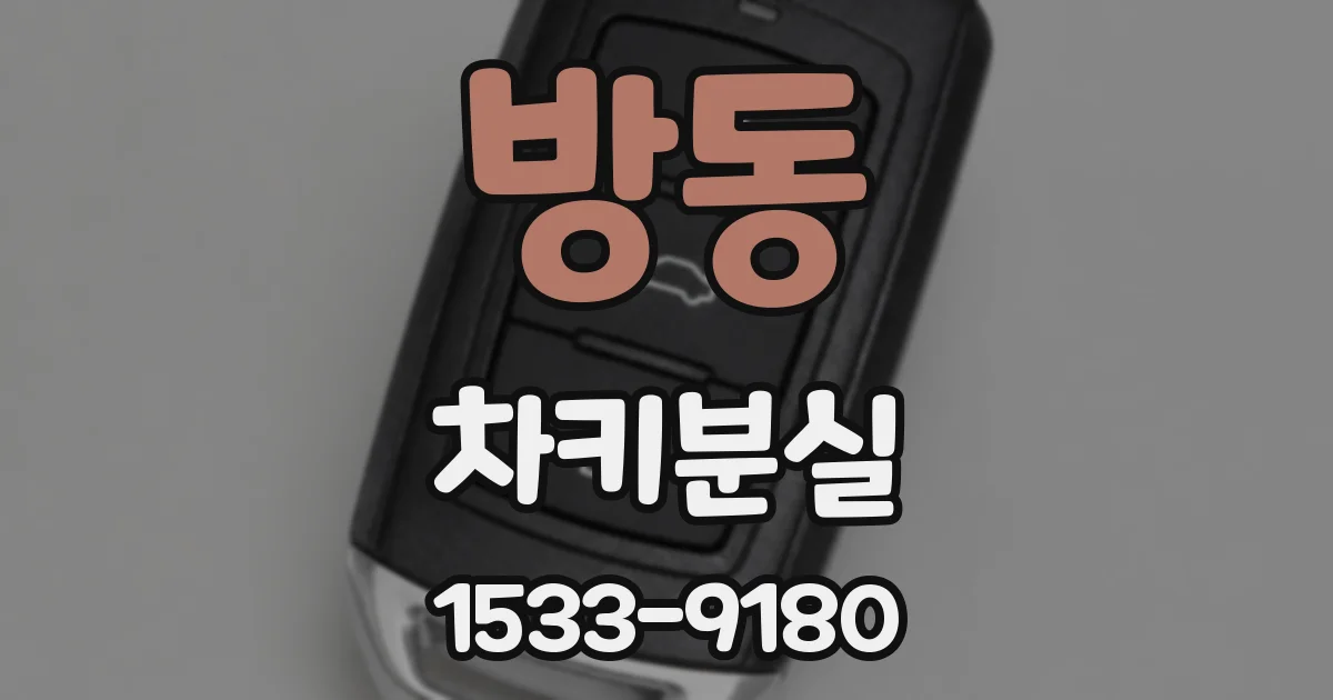 방동 차키분실