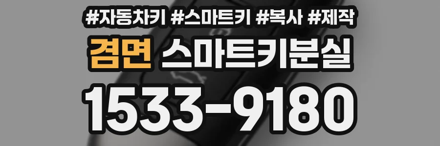 겸면 스마트키분실