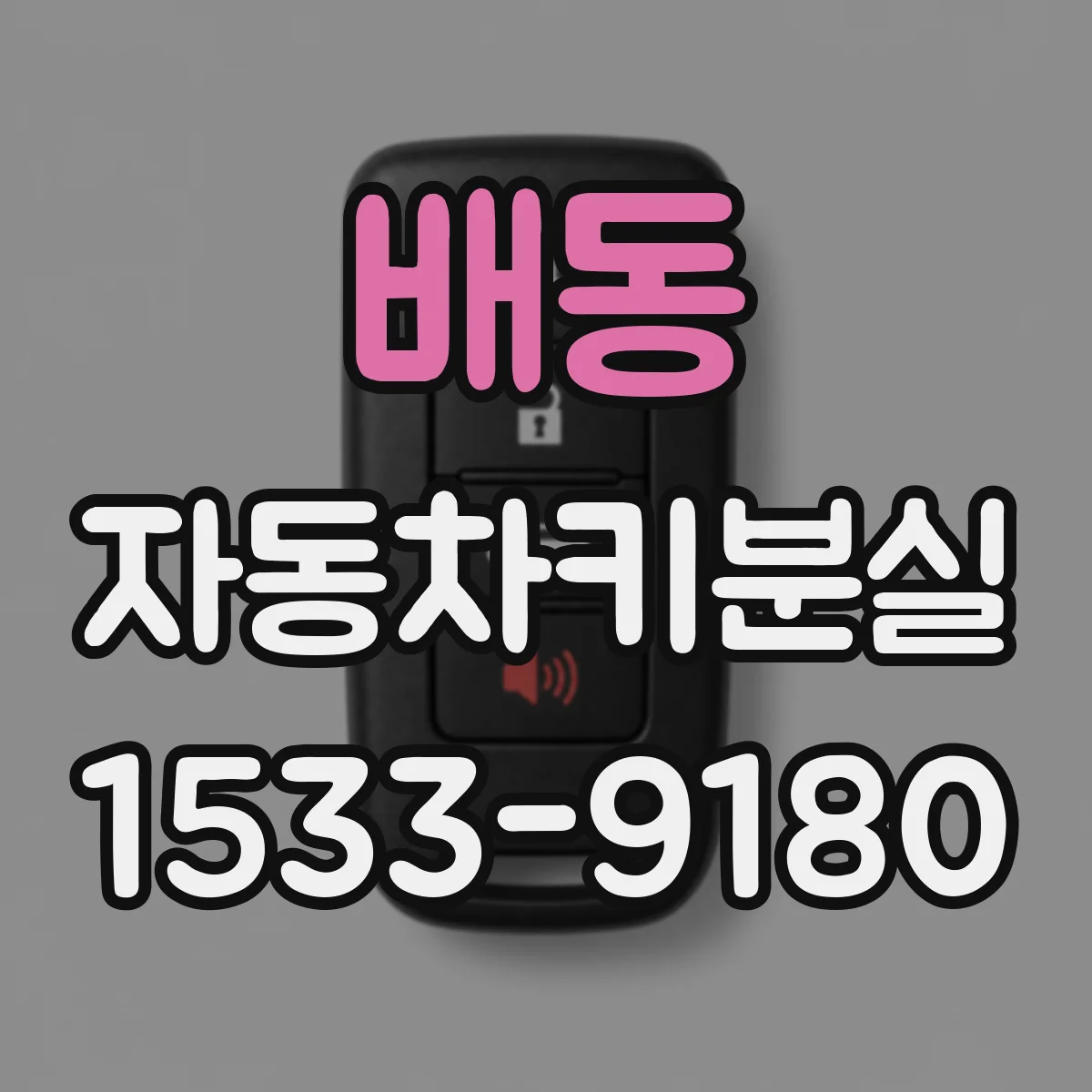 배동 자동차키분실