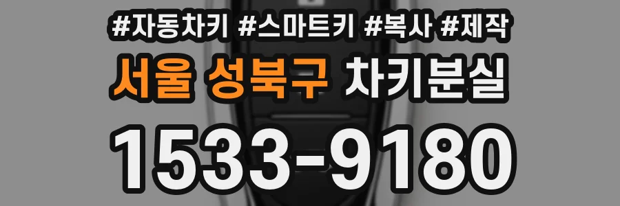서울 성북구 차키분실