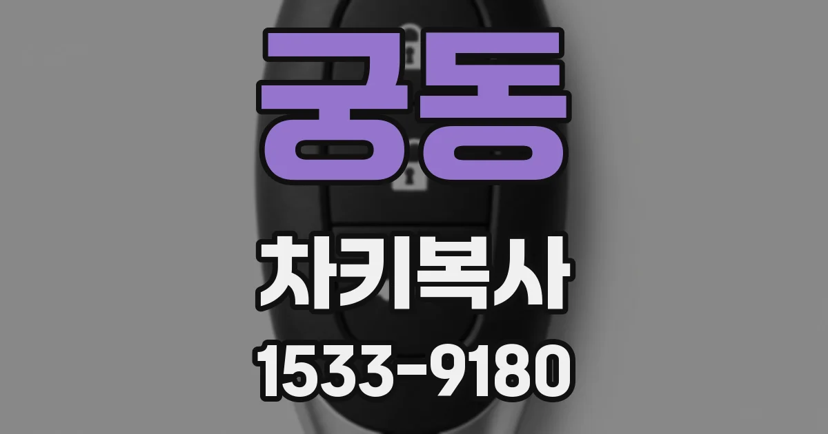궁동 차키복사