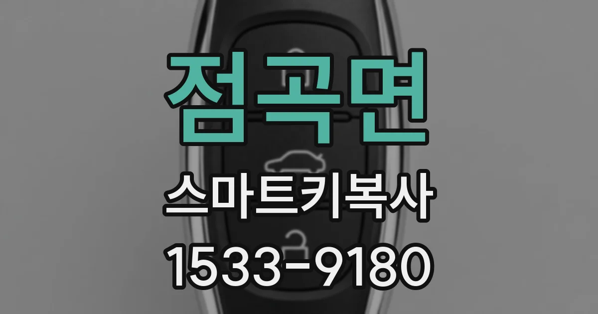 점곡면 스마트키복사