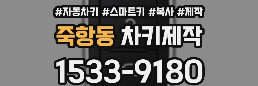 죽항동 차키제작