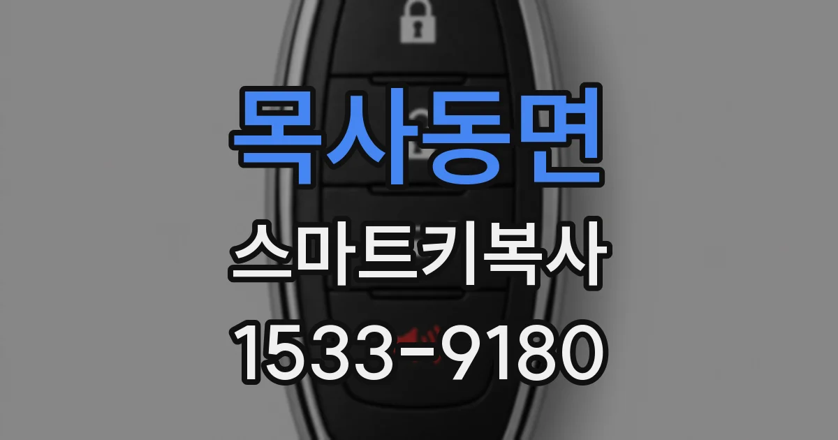 목사동면 스마트키복사