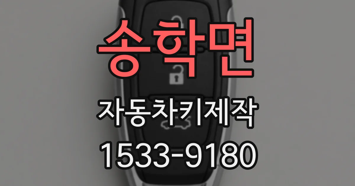송학면 자동차키제작