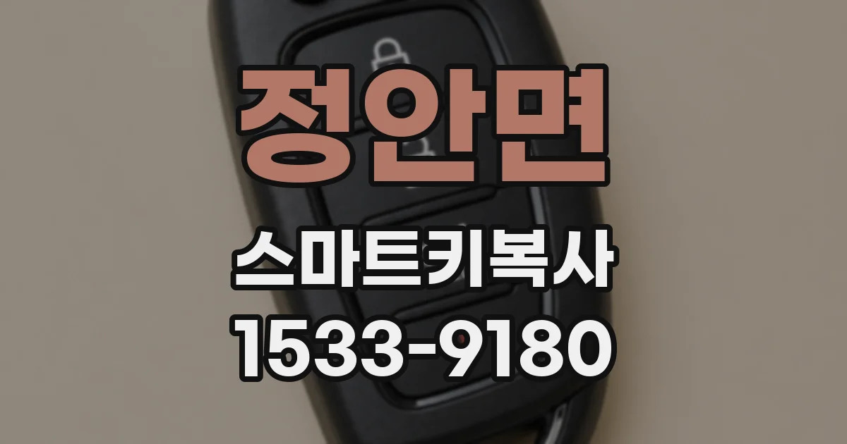 정안면 스마트키복사